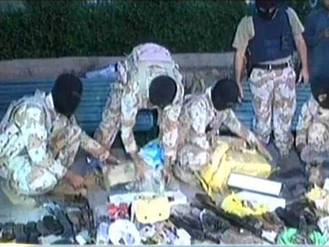 کراچی: سفاری پارک سے بھاری تعداد میں اسلحہ برآمد، متحدہ لندن کے عسکری ونگ کا تھا: رینجرز 
