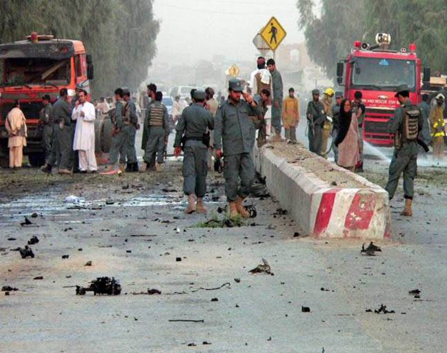 افغانستان: فورسز کی کارروائی‘ داعش کے 45 دہشت گرد ہلاک‘ بم دھماکہ میں 15 شہری زخمی