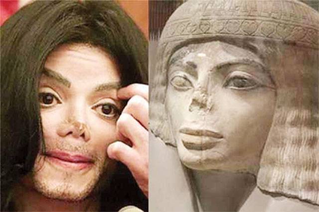 مائیکل جیکسن سے مماثلت رکھنے والا قدیم ”مصری مجسمہ “