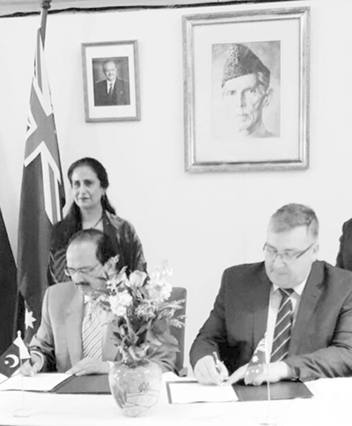 پاکستان اور آسٹریلیا کے درمیان ٹیکنیکل اور ووکیشنل ٹریننگ سیکٹر میں تعاون کا معاہدہ 