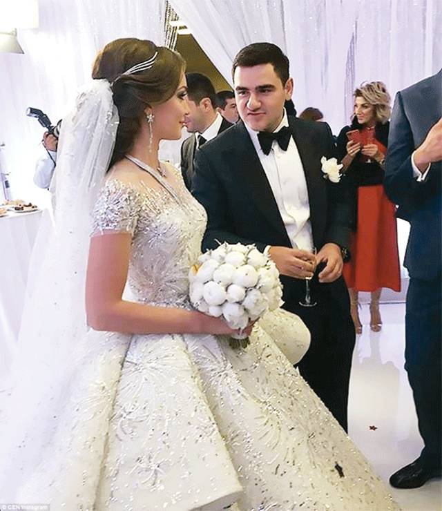 آرمینیا کے ارب پتی بزنس مین کے بیٹے کی شادی کی مہنگی ترین تقریب
