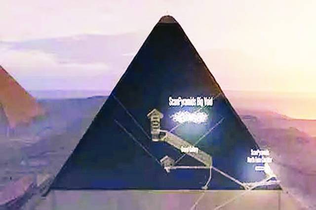 اہرام مصر میں ایک اور خفیہ مقام کی دریافت