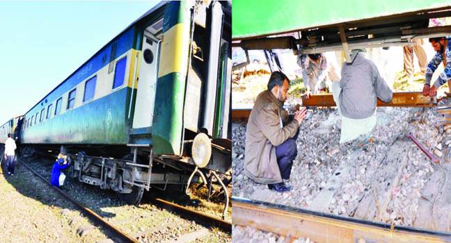کالا شاہ کاکو: ٹریک ٹوٹنے سے ٹرین کی 5 بوگیاں الٹ گئیں‘ متعدد مسافر زخمی