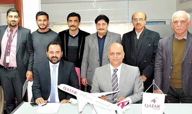 راولپنڈی چیمبر آف سمال ٹریڈرزاینڈ انڈسٹریزاور قطر ایئرویز میں معاہدہ