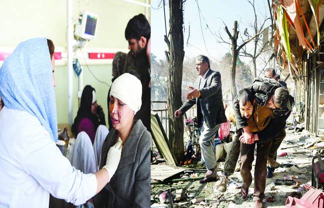 کابل: طالبان کا ریڈ زون میں پولیس چوکی پر ایمبولینس خودکش دھماکہ‘ 95 افراد ہلاک‘ 158 زخمی