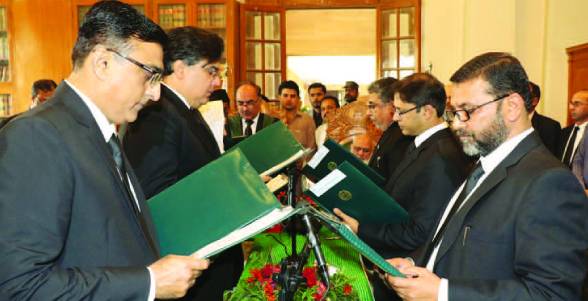 سندھ ہائی کورٹ کے 6 ایڈیشنل ججز نے حلف اٹھالیا