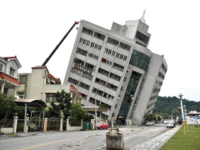 تائیوان میں خوفناک زلزلہ، 7 افراد ہلاک، سیکڑوں زخمی، کئی عمارتیں زمین بوس