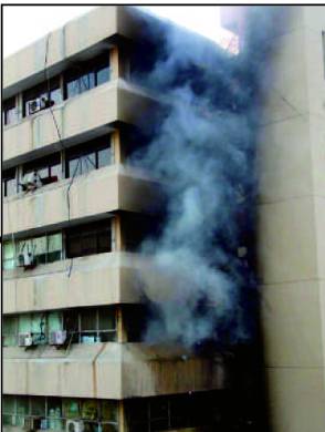 نیو سندھ سیکریٹریٹ میں آگ لگنے سے ریکارڈ جل گیا