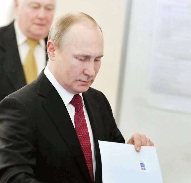 پیوٹن 74 فیصد ووٹ لیکر چوتھی بار روس کے صدر منتخب