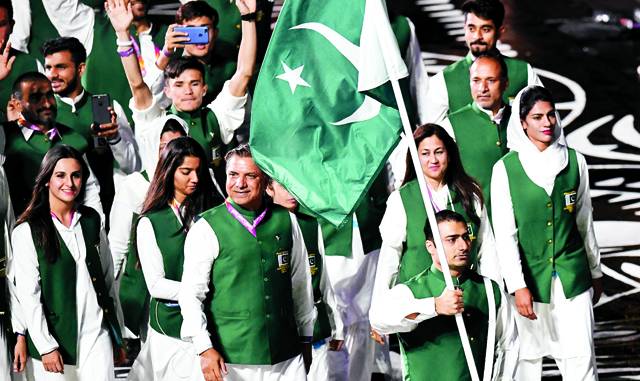 کامن ویلتھ گیمز کی رنگارنگ افتتاحی تقریب‘ 56 رکنی پاکستانی دستہ بھی شامل
