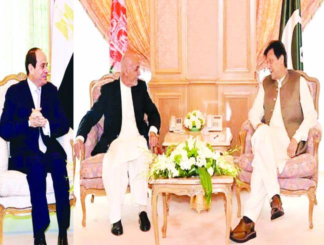 افغان صدر کی ملاقات‘ ہمسایہ ممالک میں امن کیلئے کردار ادا کرتے رہیں گے: عمران