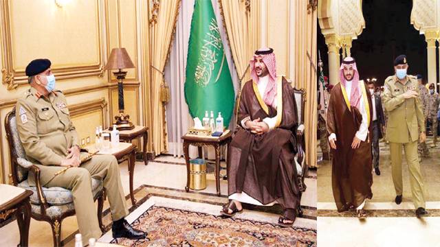 آرمی چیف جنرل قمر باجوہ کی سعودی نائب وزیر دفاع سے ملاقات