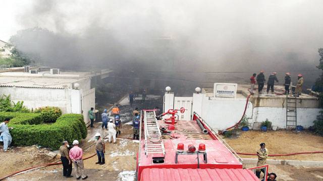  سائٹ ایریا : فیکٹری  میں خوفناک آتشزدگی