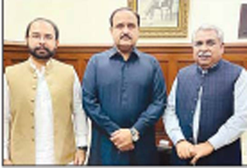 سابق وزیراعلیٰ عثمان بزدار  سے مسعودمجید ڈاہا کی ملاقات 