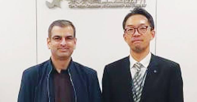 انڈسٹریل سیونگ مشین امپورٹرز اینڈ ڈیلرز ایسوسی ایشن کا ٹوکیو چیمبر آف کامرس کا دورہ 
