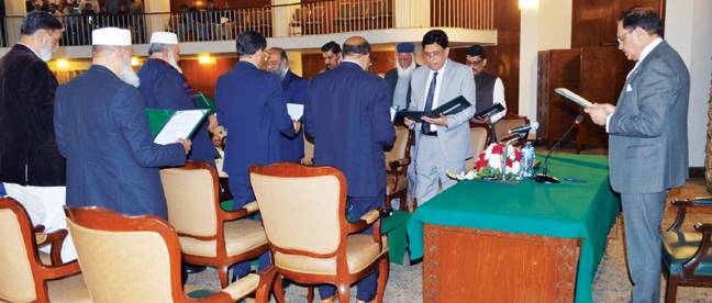  واپڈا ایمپلائزہاؤسنگ سوسائٹی لاہورکے نومنتخب عہدہ داروں کی تقریب حلف برداری