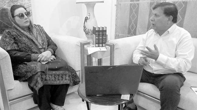  فردوس عاشق عوان سے انصر جاوید کی ملاقات ،فاؤنڈیشن میں کام کی آفر