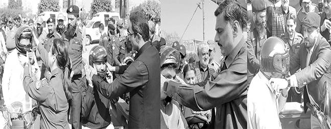 گوجرانوالہ جی ٹی روڈ پر ٹریفک آگاہی کیمپ، صوبائی وزیر صحت کی شرکت