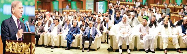 اتحاد سے چیلنجز پر قابو پائیں گے: شہباز شریف
