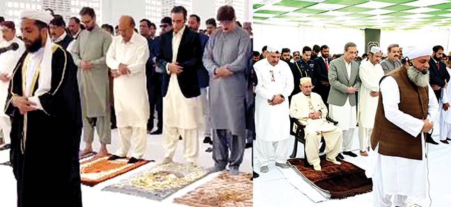 بلاول  نے نماز عید گڑھی خدا بخش میں ادا کی،  بینظیر، مرتضیٰ بھٹو کے مزارات پر حاضری 
