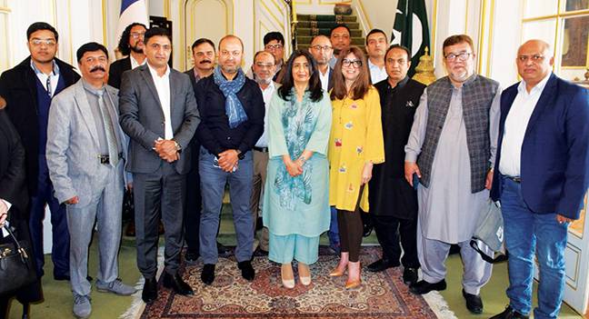 ممتاز زہرا بلوچ کی پاکستانی میڈیا نمائندگان سے ملاقات، خدمات کو سراہا 