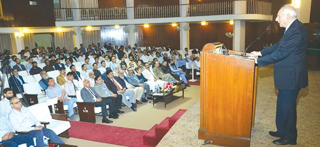 واپڈا ہاؤس میں ’’تربیلا ڈیم تجربہ، تنازعات سے بچاؤ، حل‘‘ کے عنوان سے لیکچر