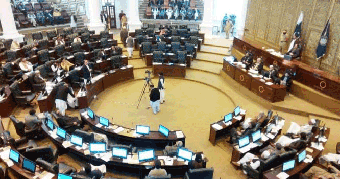خیبر پی کے اسمبلی میں مائنز بل پر بریفنگ بے نتیجہ رہی