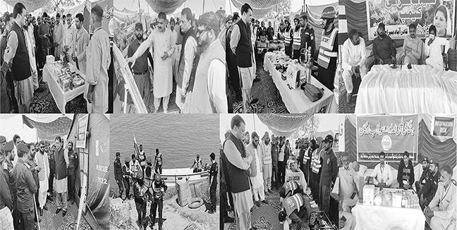 حافظ آباد انتظامیہ، ریسکیوکی جانب سے ممکنہ سیلاب سے بچائو کیلئے مشقیں 