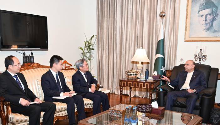 بھارتی اقدامات سے علاقائی امن واستخکام کو خطرہ : صدر زرداری ہمیشہ حمایت کرینگے : جیانگ ڑیڈونگ