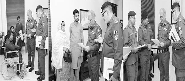 آئی جی پنجاب سے پولیس ملازمین‘اہلخانہ کی ملاقاتیں ‘مسائل حل کرنے کا حکم 