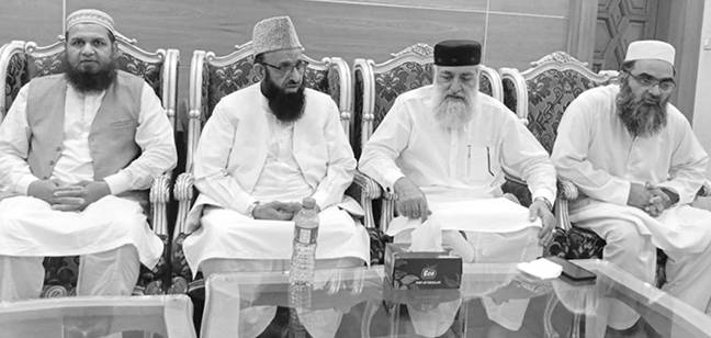 اسعد عبید کی قیادت میں وفد کی مرکز اہلحدیث آمد،پروفیسر ساجدمیر کی وفات پر تعزیت  