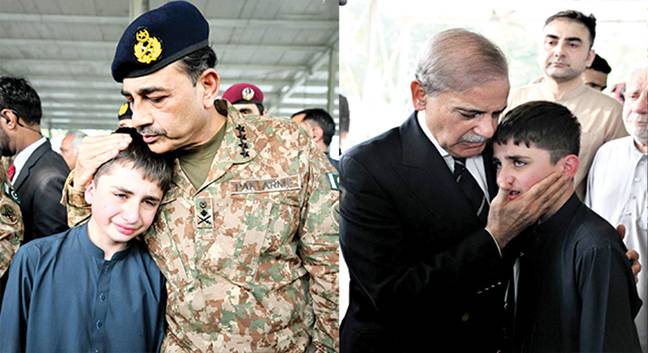 لیفٹیننٹ کرنل کے 7 سالہ شہید بیٹے کی نماز جنازہ، صدر، وزیراعظم، آرمی چیف کی شرکت 