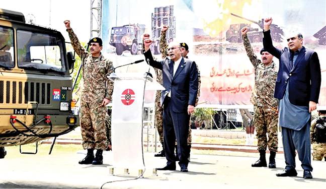 افواج نے چند گھنٹوں میں جارحیت پسپا کر کے پاکستان کی طاقت کا واضح پیغام دیا: زرداری
