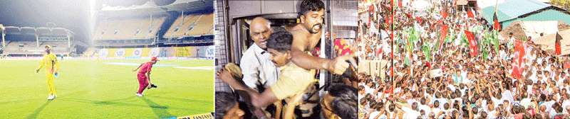 سپریم کورٹ کے فیصلے پر دلتوں کی بھارت بھر میں ہڑتال‘ تامل مظاہرین کا آئی پی ایل میچ پر دھاوا