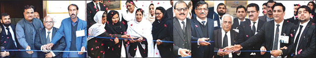 بار میں ایگزیکٹیو آفسز،ڈے کئیر سنٹر،کمیٹی ہال اور پارکنگ پلازہ کی افتتاحی تقریب