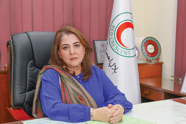 ہلالِ احمر صنفی مساوات پر مکمل یقین رکھتا ہے، فرزانہ نائیک