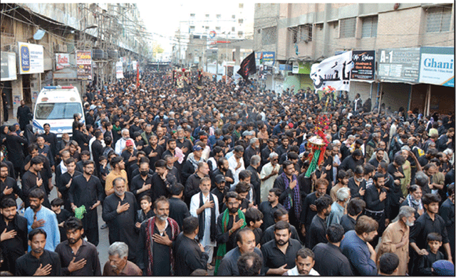 یوم شہادت حضرت علیؓ کے موقع پر  ماتمی جلوس ‘مجالس برپا‘فول پروف سیکورٹی انتظامات