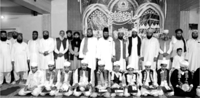 دارالعلوم غوثیہ چاساں والی ڈھیری میں سالانہ محفل بسلسلہ جلسہ دستار فضیلت 