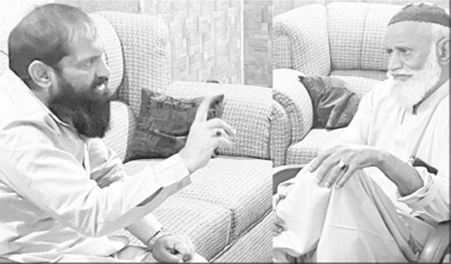 سٹی صدر پی ٹی آئی افضال حیدر کی سید ارشد ہاشمی سے ملاقات 