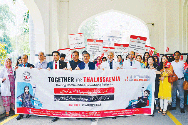 سندس فاؤنڈیشن کے زیر اہتمام کنگ ایڈورڈ میں تھیلیسیمیا پر سیمینار ، آگاہی واک