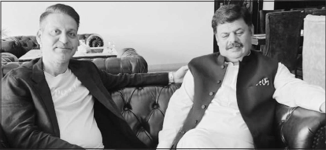 گوجرانوالہ:وزیر ہائوسنگ و فزیکل پلاننگ یاسر سلطان سےزاہد علی کی ملاقات 