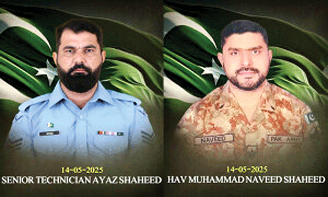 بھارتی جارحیت میں زخمی ہونے والے پاک فوج کے زیرعلاج مزید 2جوان شہید 
